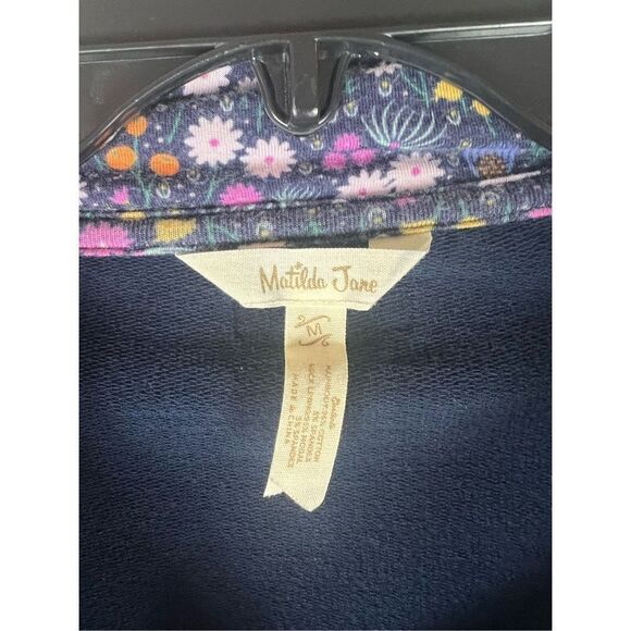 Matilda Jane Womens A Million Little Things Navy Jacket Size M - Picture 2 of 3